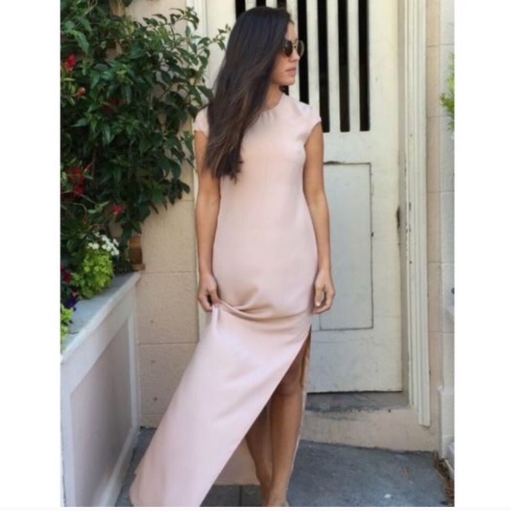 Natalie Deayala cap sleeve shift dress